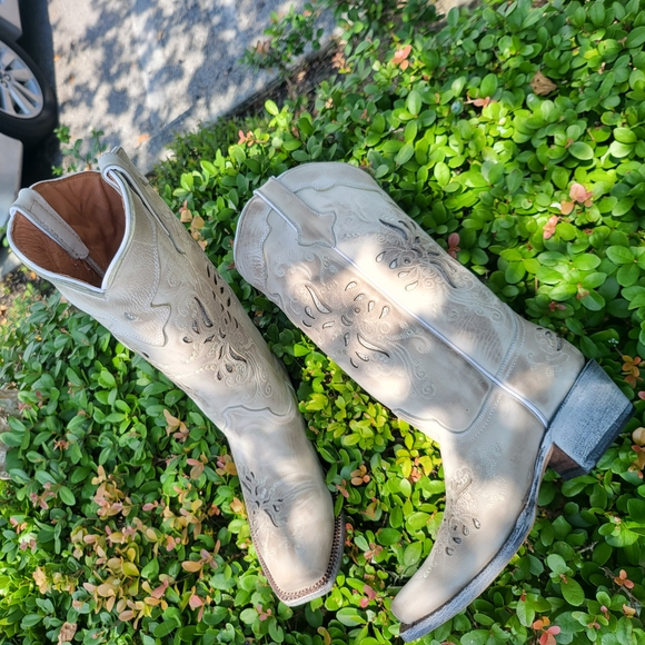 TANNERS MARK NWOT Womens 7 Gray Western Cowboy Boots - Picture 8 of 11